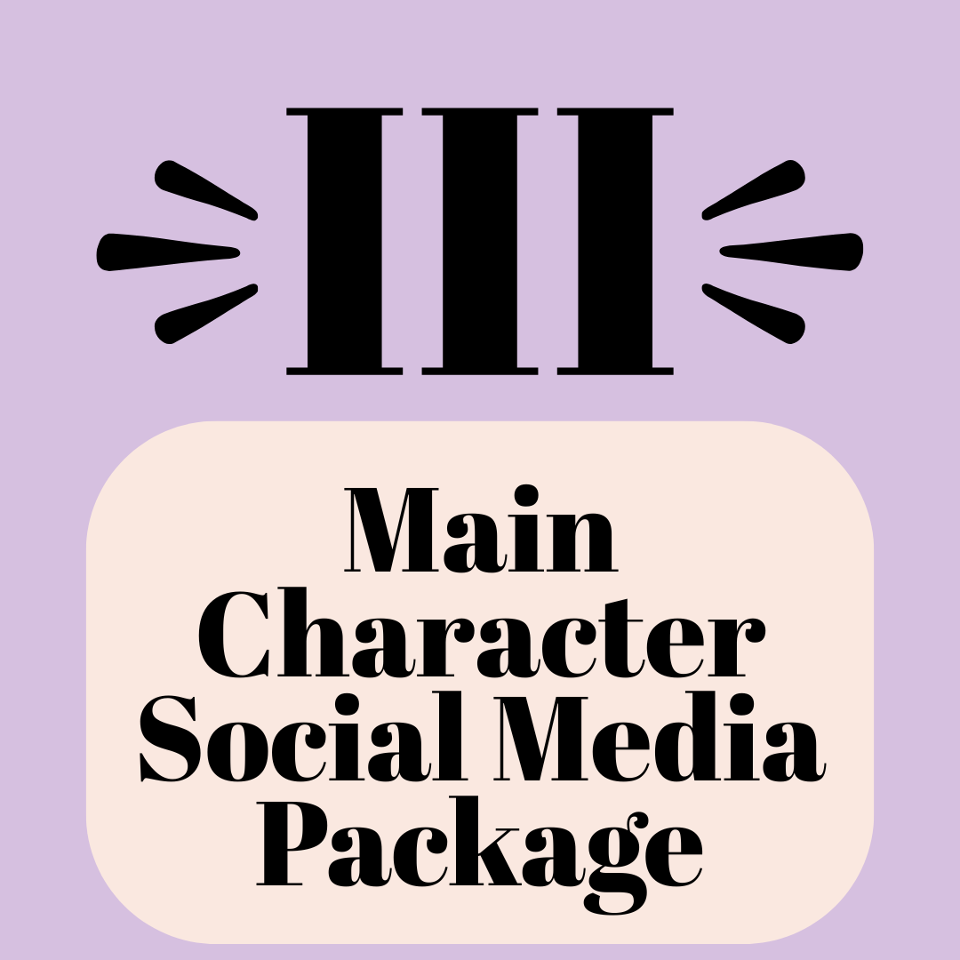Main Character Premium Social Media Package